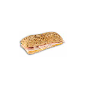 PANINO NERONE CIABATTA MULTICEREALI PANCETTA E PROVOLA AFFUMICATA GELO